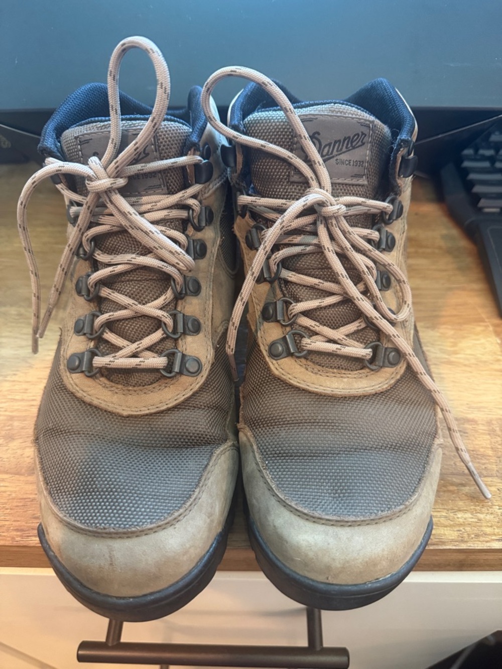 Danner Tan and Brown women’s Hiking Boots